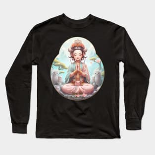 Quan Yin, Goddess of Mercy Long Sleeve T-Shirt